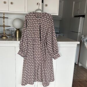 Geometric Patterned Trench Coat